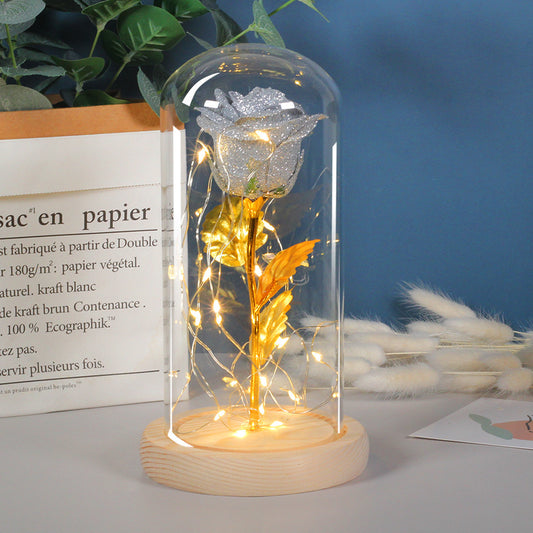 Glass Dome Rose Light – Eternal LED Flower Gift